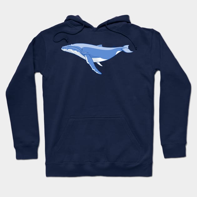 Whale Hoodie by MoCampobasso